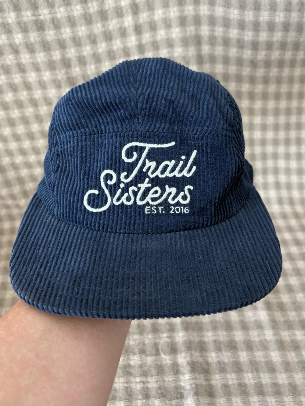TRAILS SISTERS CORDUROY CAP BLUE HAT